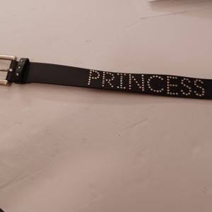 Princess belt black studs small 33 1/2 length 1 1/4 wide